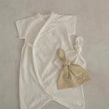 Newborn Kimono + Hat Set | Cream