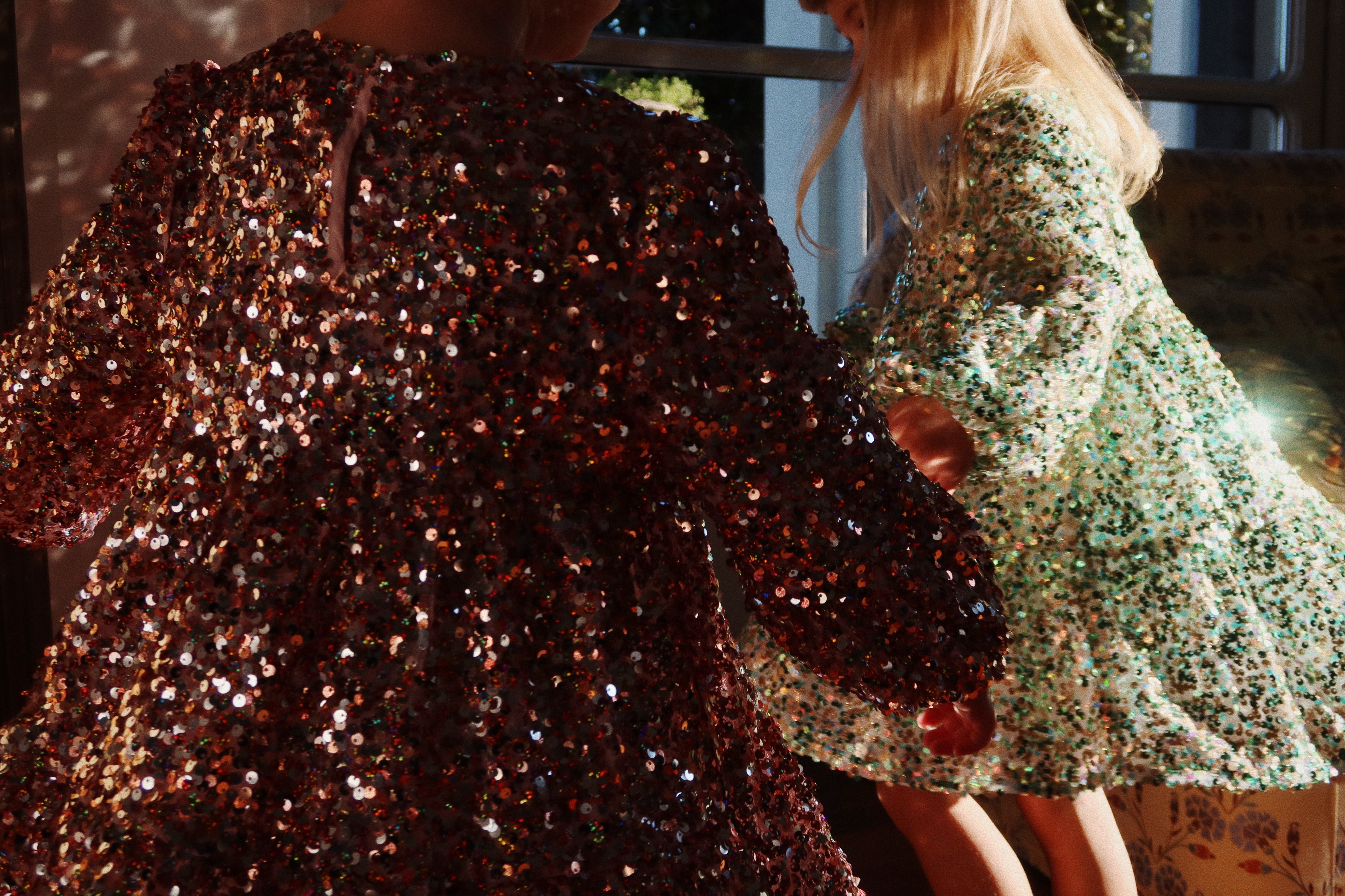 Lila Sequins Dress | Green