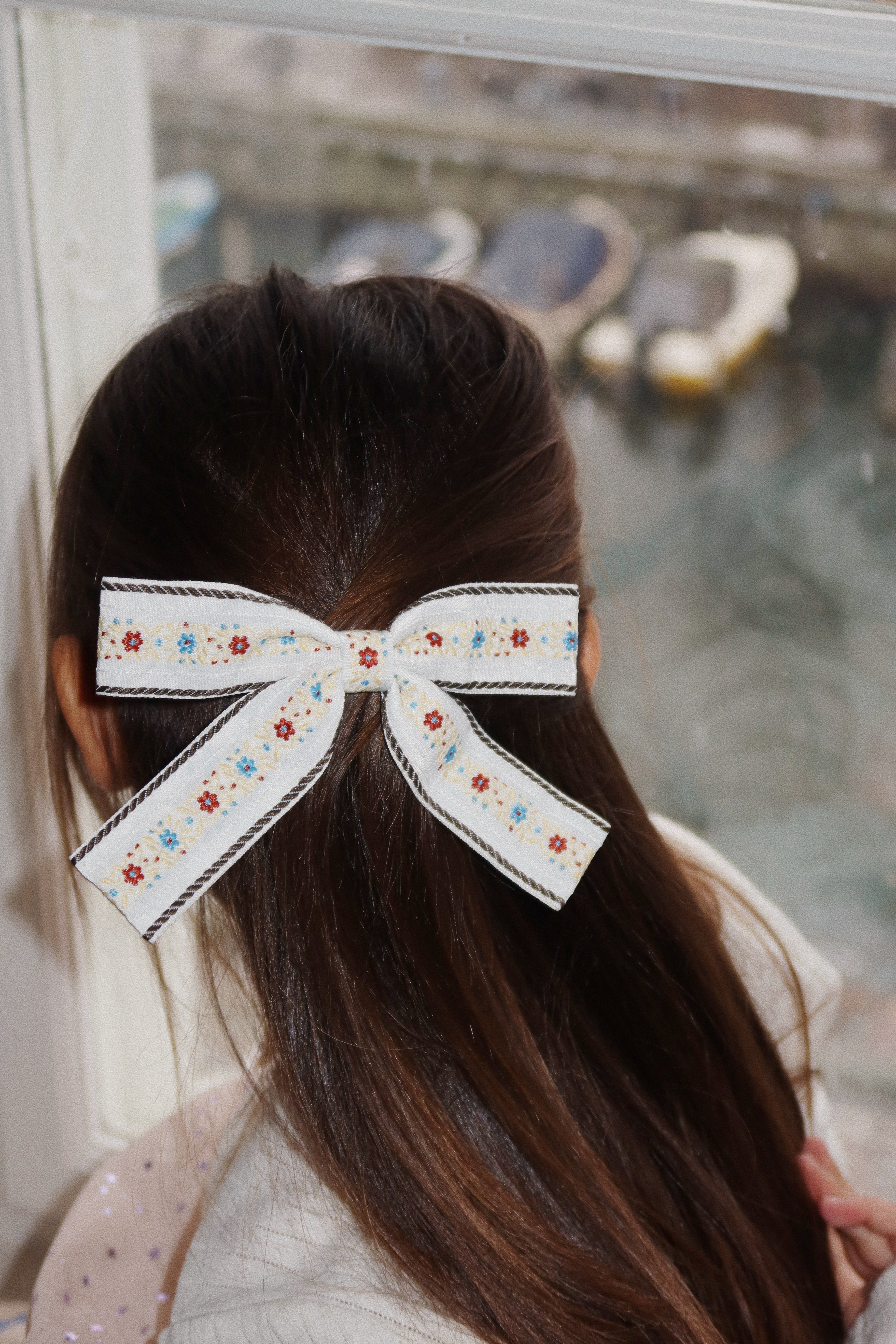 Ribbon Bowie Hair Clip