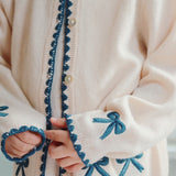 Collette Wool Knit Cardigan | Blue