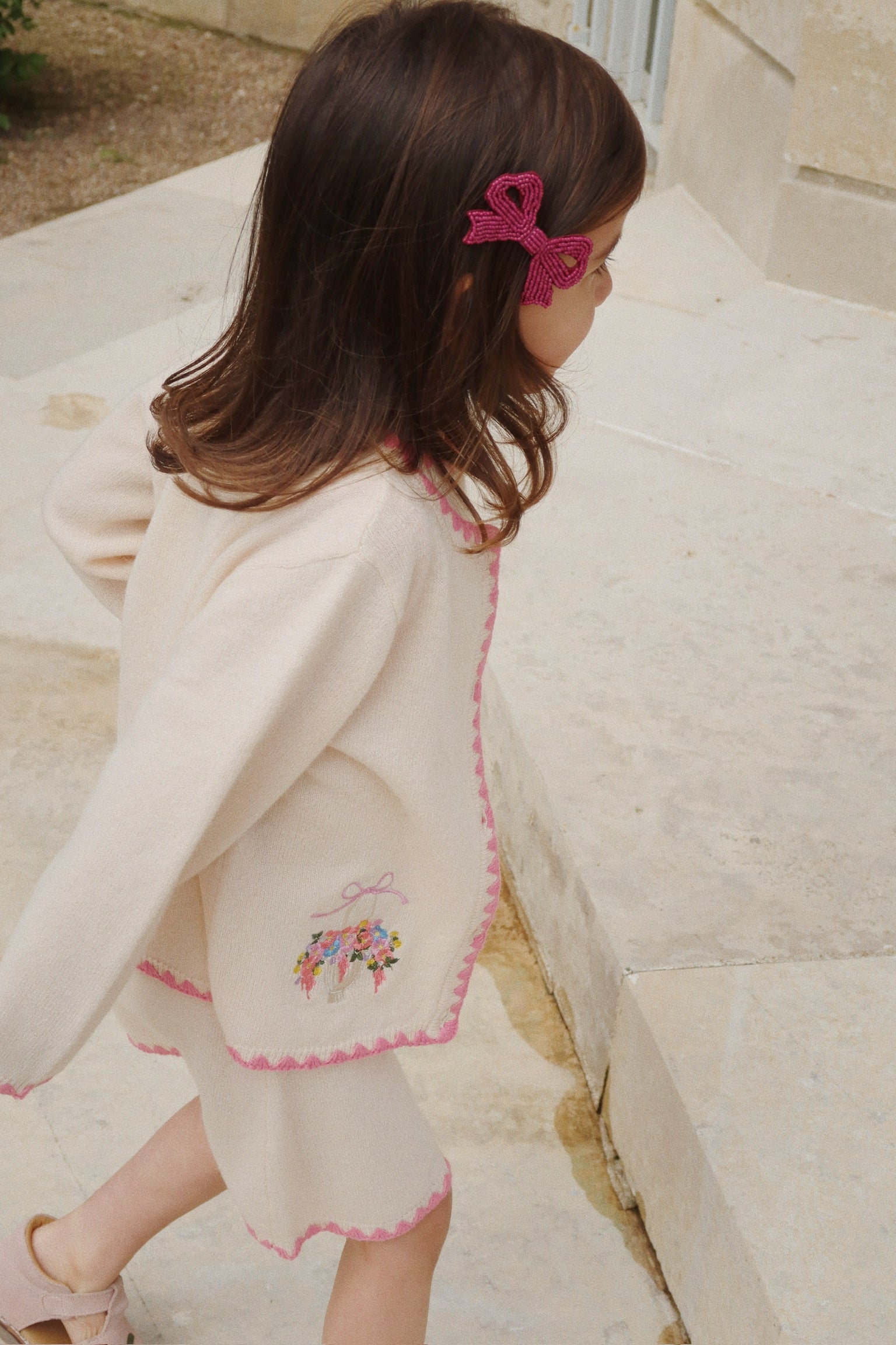 Collette Wool Knit Dress | Pink