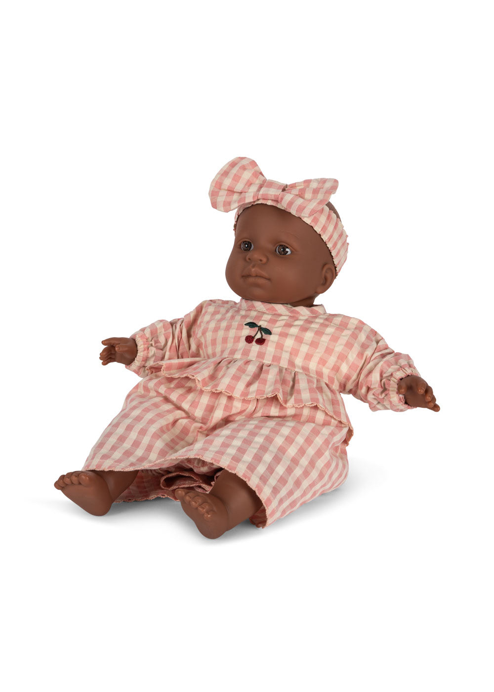 Doll Clothing Set | Powder Pink Check