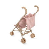 Konges Sløjd Doll Stroller | Powder Pink Check