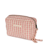 Small Toiletry Bag | Pink Powder Check