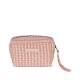 Small Toiletry Bag | Pink Powder Check