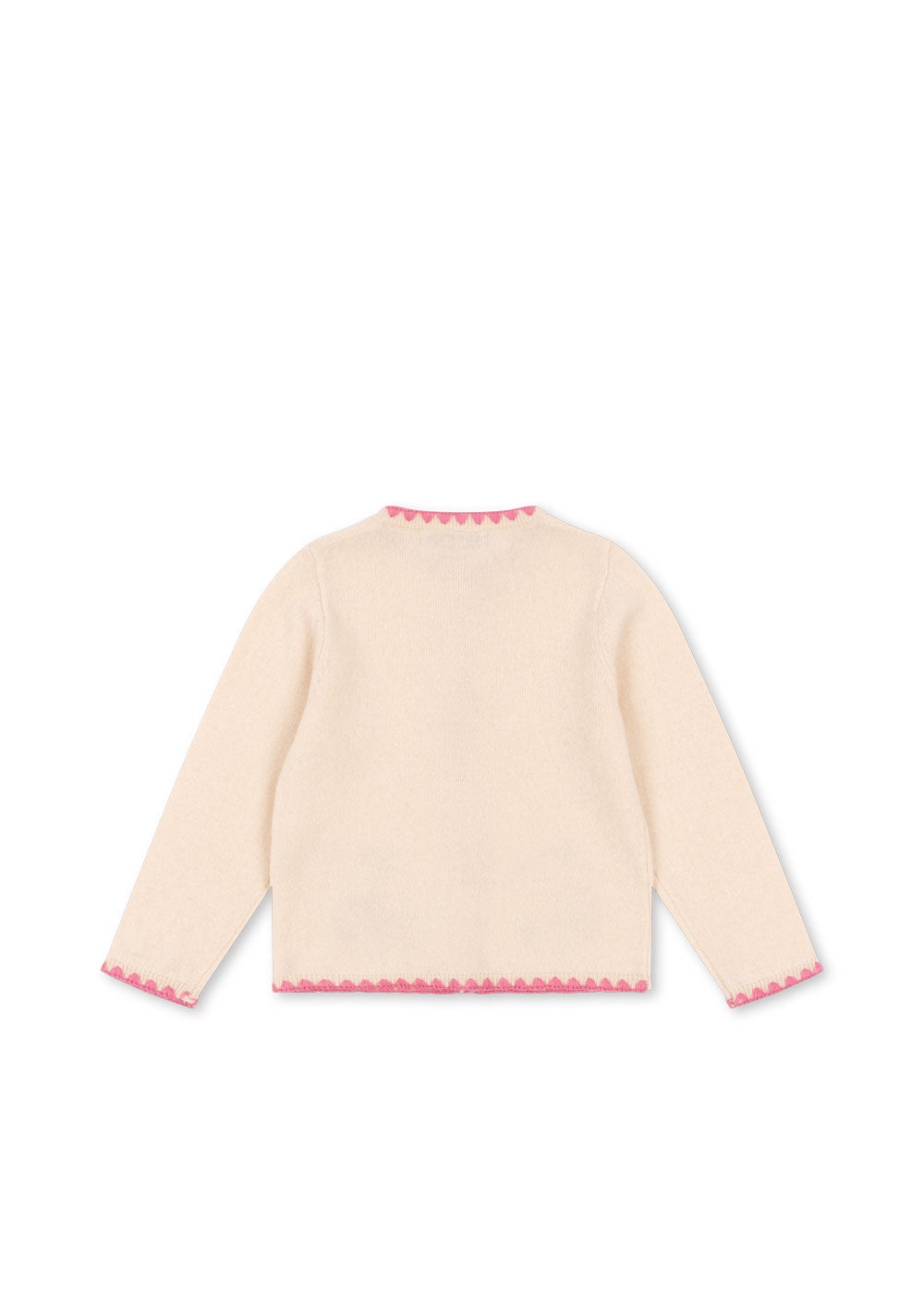 Collette Wool Knit Cardigan | Pink