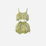 Pia Embroidery Set | Lime Green