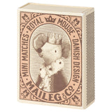 Sleepy/Wakey Girl in Matchbox - Baby Mouse