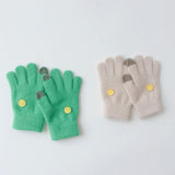 Kid’s Smiley Gloves - Green