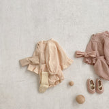 Agnes Blouse Set - Dusty Pink