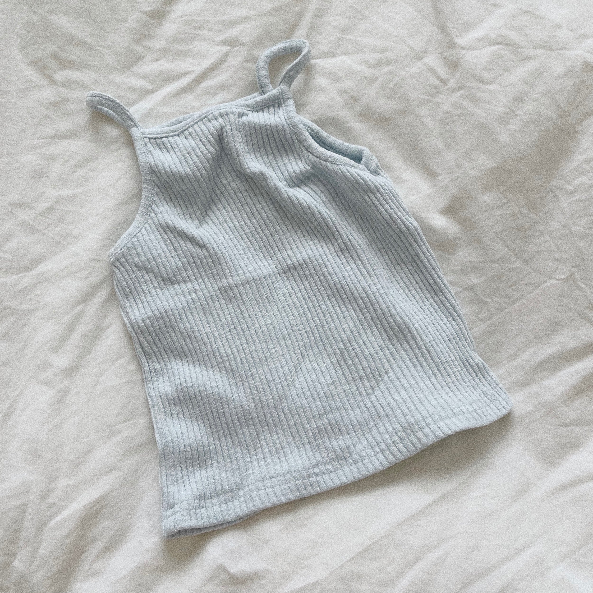 Ribbed Cami Top (Kid’s) - Blue