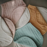 Organic Cotton Burp Cloth | Blush/Fog
