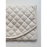 Organic Cotton Changing Pad - Petit Bisou Blue
