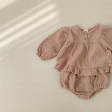 Agnes Blouse Set - Dusty Pink