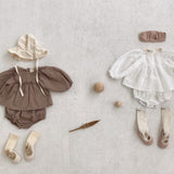 Becky Blouse Set - Ivory