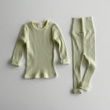 Spring Rib Pyjamas - Green