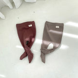 Ribbed Footed Legging - Wine