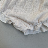 Frill Knit Bloomer - Cream