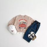 Disney Road Trip Sweatshirt - Beige
