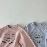 Space Raglan Sweatshirt - Pink