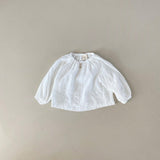Baby Embroidery Blouse - Cream