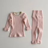 Spring Rib Pyjamas - Pink