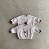Kid's Rudolph Sweatshirt - Red Nose