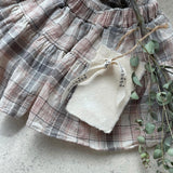 Checkered Skirt Bloomer - Blue