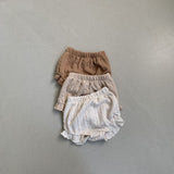 Frill Knit Bloomer - Brown