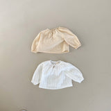 Baby Embroidery Blouse - Beige