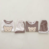 Bear Shorties Set - Brown