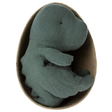 Gantosaurus in Egg, Small - Dark Petrol
